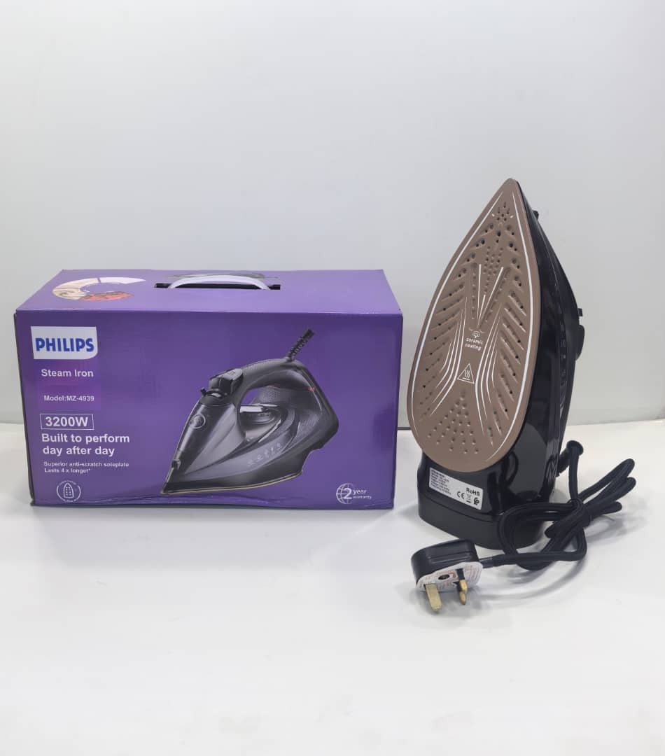 اتو لباس فیلیپس 3200وات کف تیتانیوم مدل mz4939